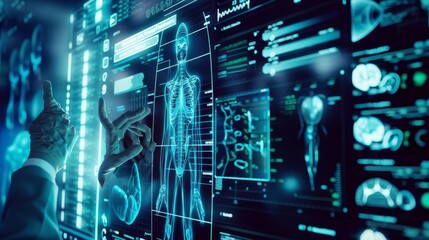 Obraz premium Medical technology concept. EMR.