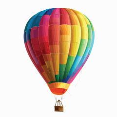 Hot Air Balloon Clipart clipart isolated on white