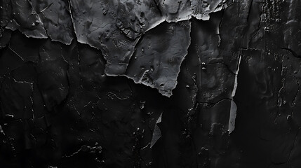 Black grunge texture. Dark abstract background. - obrazy, fototapety, plakaty