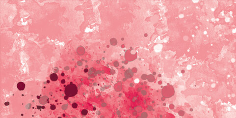 Red and white watercolor background painting with cloudy distressed texture and marbled grunge, watercolor background concept, vector art. illustration