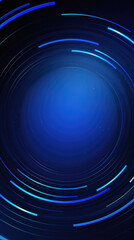 Abstract blue background with glowing circles.   for your design .