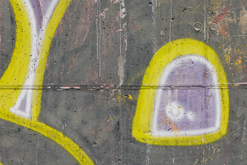 Graffiti als Detail an einer Wand - 768060909