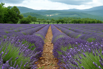 stunningly beautiful lavender field