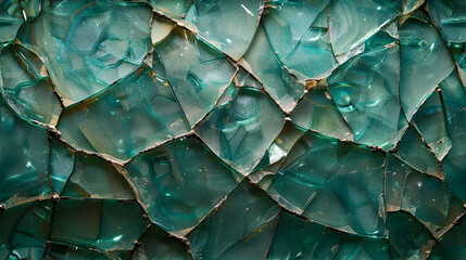 Broken Glass Pattern - obrazy, fototapety, plakaty