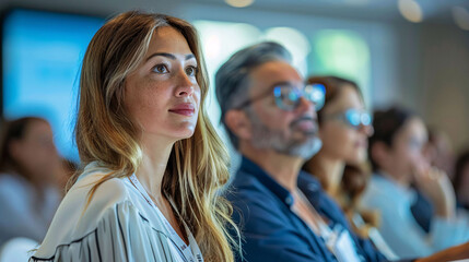 group of people in meeting