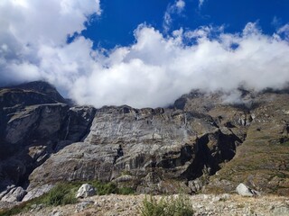 Fototapeta premium mountain landscape with clouds