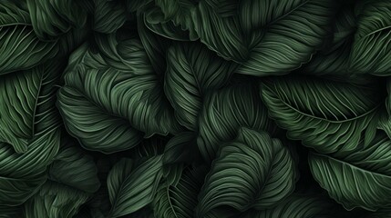 Tilable Leaves Texture
