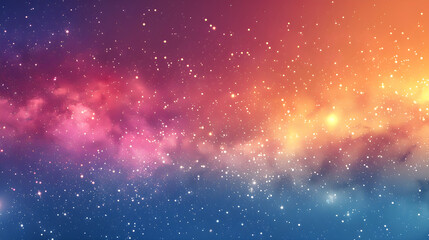 A simple and beautiful gradient background decorated with lots of dots.