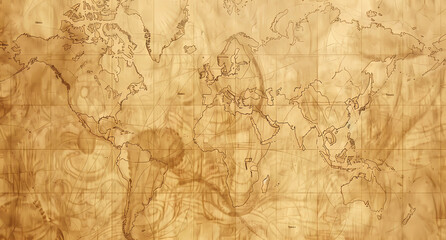 Old vintage world map background
