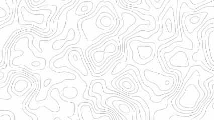 Abstract background with waves Geographic mountain relief. Abstract lines background. Contour maps. Vector illustration, Topo contour map on white background, Topographic contour lines.