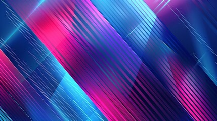 Abstract geometric background with parallel lines intersecting at different angles, creating a visually dynamic composition. - obrazy, fototapety, plakaty