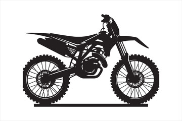 silhouettes Vector design of a bike