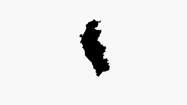animated video of Ica map in peru