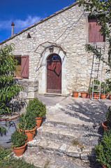 Fototapeta na wymiar Traditional house in Provence region, France