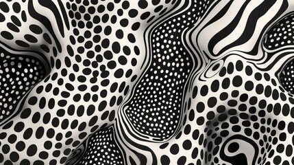 photorealistic pattern of unreal imagine ,line art ,white and black