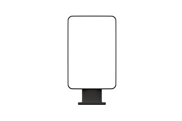Street light box isolated on white background. Top view. 3d render