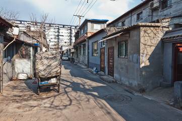 Traditional hutong in Beijing, China
