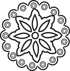 This is simple and vector Mandala Design Background and It is editable.