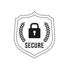 Secure Ssl Encryption Logo, Secure Connection Icon Vector Illustration, Ssl Certificate Icon, Secure SSL Encryption Vector Illustration 