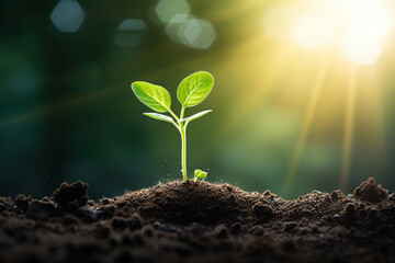 Nature protection conceptual Generative AI illustration Earth day ecology safe planet nature environment