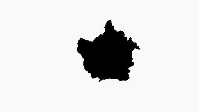 animated video of Trujillo map in peru