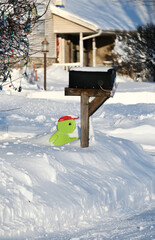 Mailbox in Deep Snow