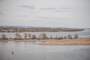 river in winter Kazan in Tatarstan, Russia
