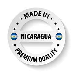Made in Nicaragua graphic and label.