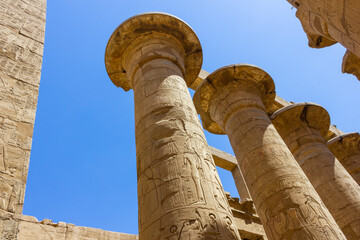 Ancient ruins of Karnak temple in Egypt - 768107711