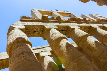 Ancient ruins of Karnak temple in Egypt - 768107922