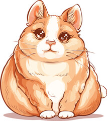 cute chubby bunny rabbit adorable