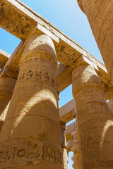 Ancient ruins of Karnak temple in Egypt - 768108511