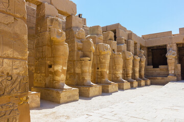 Ancient ruins of Karnak temple in Egypt - 768111958