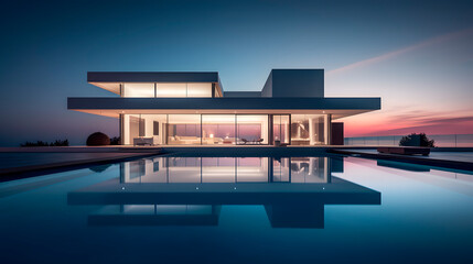 minimalist house, house with minimalist finishes