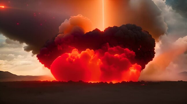 Deep within the bowels of the Earth, unseen forces gather momentum, their restless energy seeking release. Suddenly, with a deafening roar, the ground convulses and erupts.