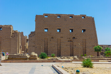 Ancient ruins of Karnak temple in Egypt - 768113522