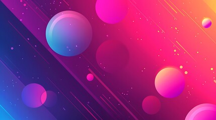 vibrant and colorful abstract background. The image features a gradient background with various shades of pink, purple, and blue.