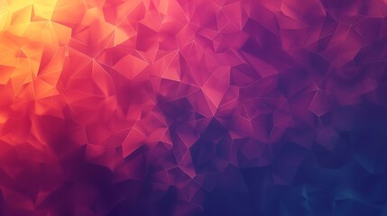 vibrant abstract polygonal background with a smooth gradient, suitable for use as a wallpaper or graphic element.
