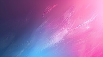 Abstract painting. Pink and blue colors. Soft brush strokes.