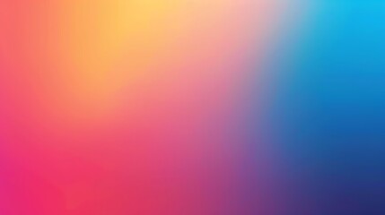 Abstract blurred gradient mesh background in bright rainbow colors. Smooth and soft color transitions.