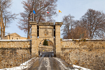 Main entrance of the fortified village of Mont-Louis