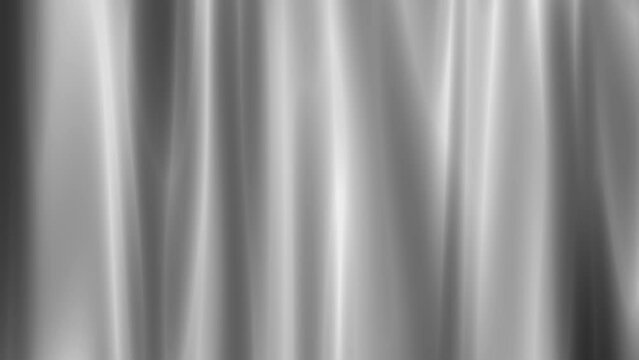 Minimalist abstract light grey seamless loop animated background with vertical waves. Wavy animated background. Digital minimal geometric 3d BG. Digital smooth wallpaper. Animated soft pattern.
