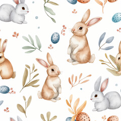 bunny easter rabbit pastel background wallpaper