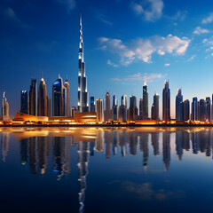 Dubai's Magnificent Skyline: A Symphony of Architectural Brilliance and Technological Superiority