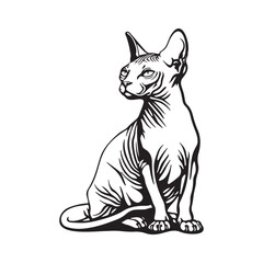 Sphinx Cat Vector Art, Icons, and Graphics