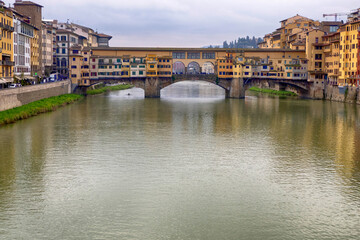 View of Ponte Vecchio, Florence, Italy