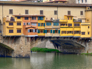 Fototapeta na wymiar View of Ponte Vecchio, Florence, Italy