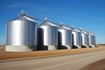 Obraz premium Efficient Grain Storage Solutions