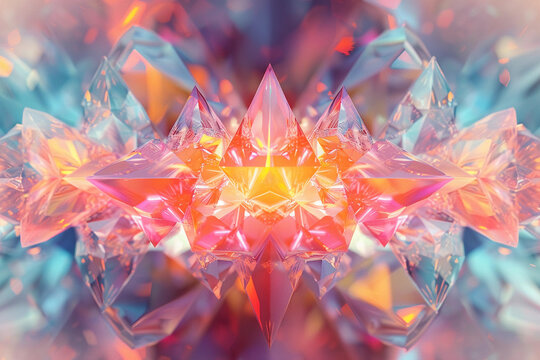 abstract kaleidoscope effect background