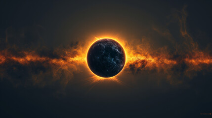 Eclipse solar, eclipse lunar - obrazy, fototapety, plakaty